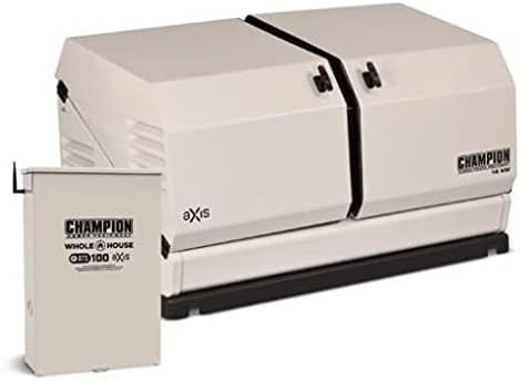 Champion Power Equipment 14Kw Axis Home Standby Generator System With 100 Amp Axis Automatic Transfer Switch